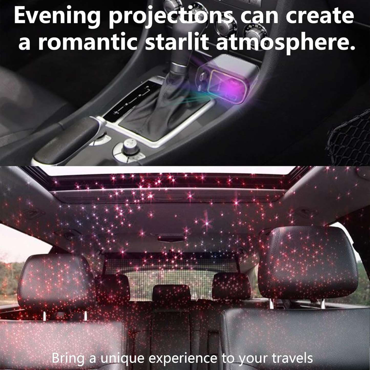 4-in-1 Starlight Car Charger – Fast Charging with Retractable Cables