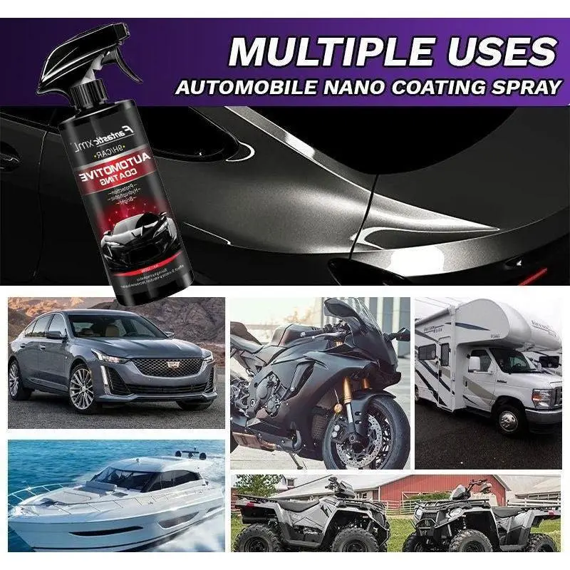 Car Wax Spray & Polish – 2-in-1 Hydrophobic Coating Protection